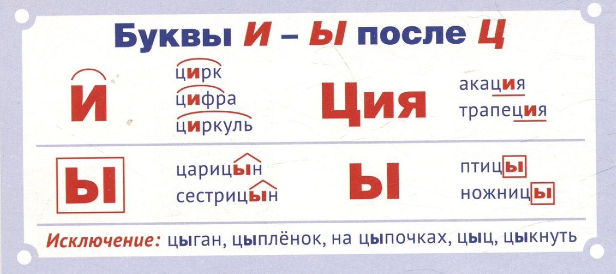 Выделенные буквы