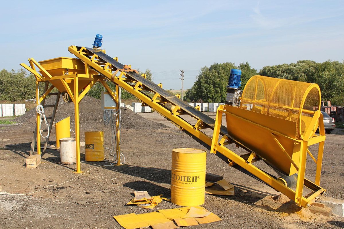 Пескосеялка барабанная