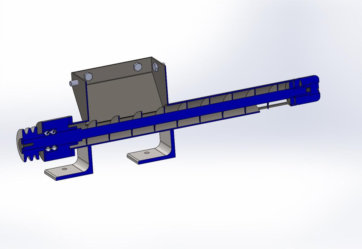 Дозатор шнековый 3d CAD