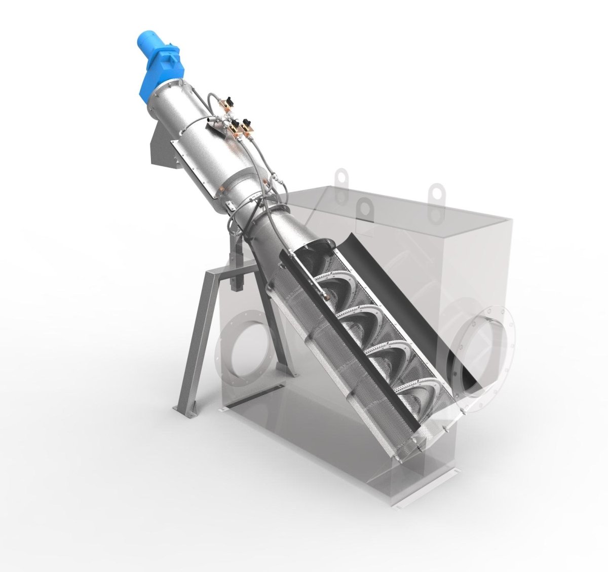 Вертикальная шнековая решетка РМТ-80шв