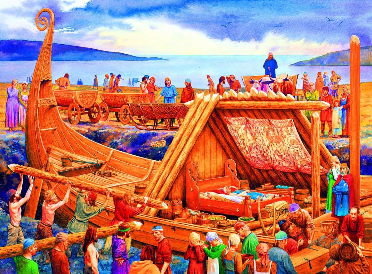 Погребальная Ладья Драккар