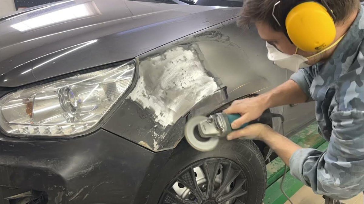 Жестянка автомобиля ремонт