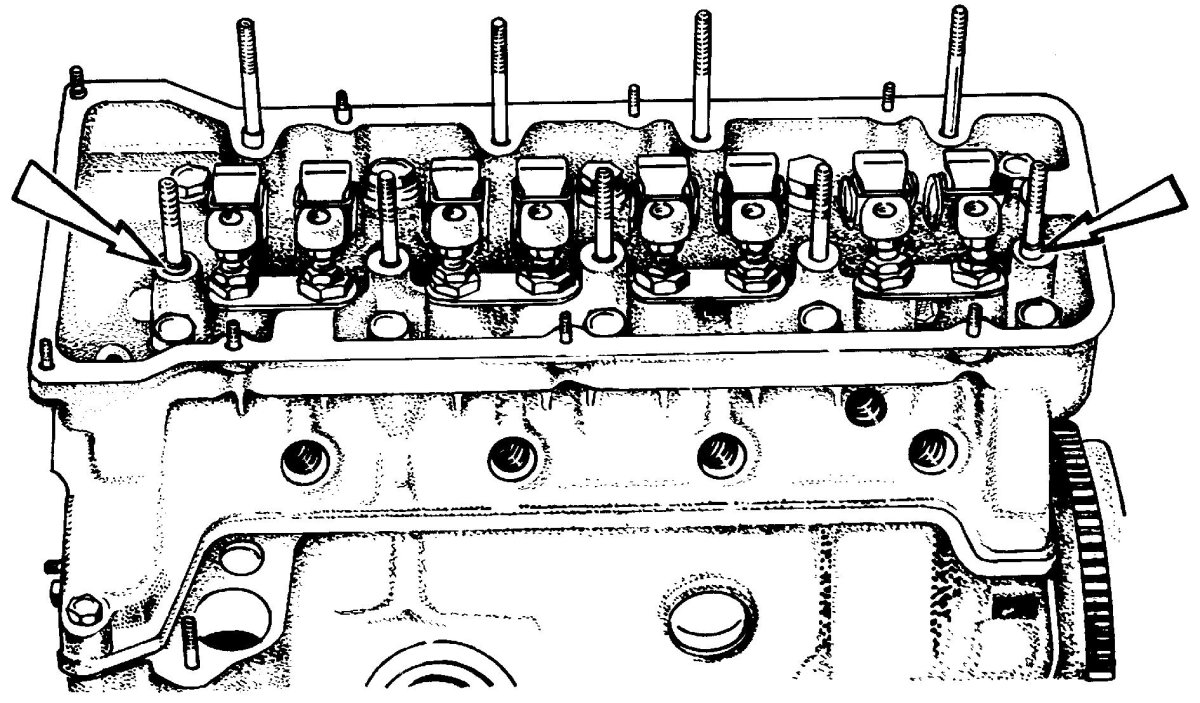 Головка блока цилиндров Нива Шевроле схема