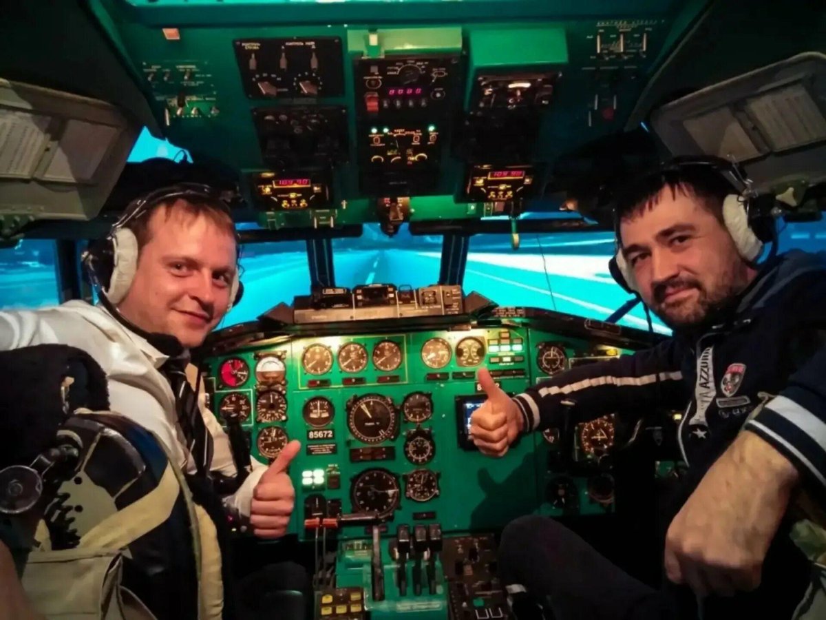 Ту 154 кабина