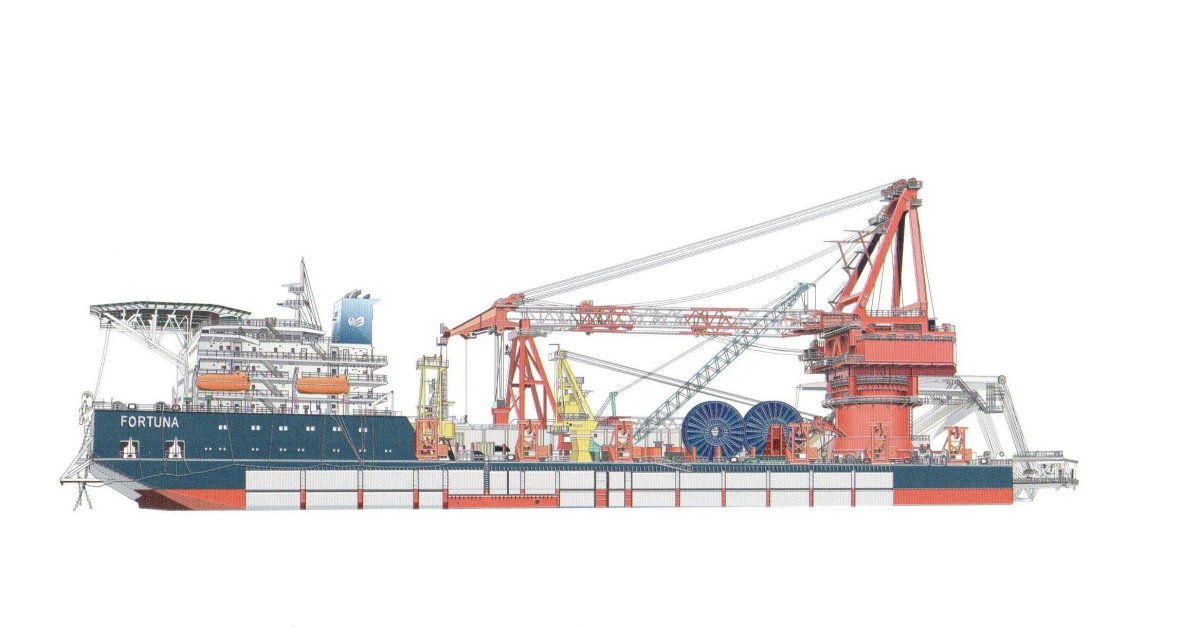 Судно трубоукладчик Фортуна