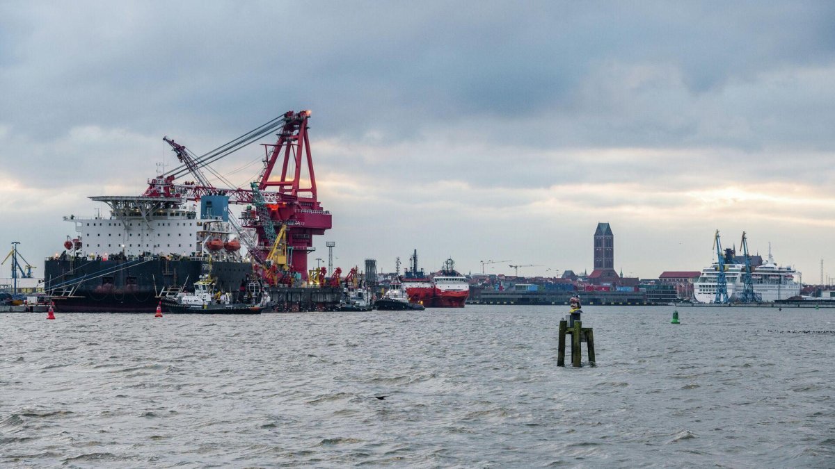 Судно Фортуна Северный поток 2