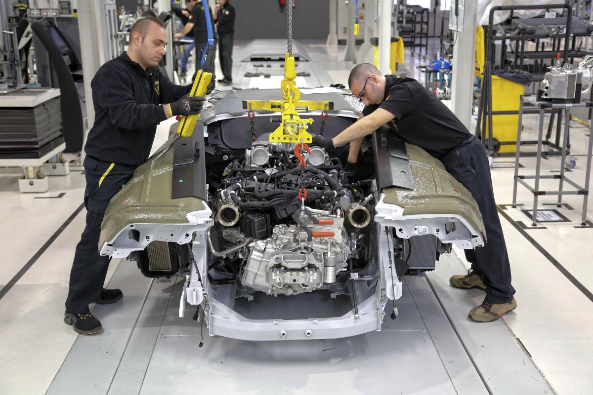 Двигатель Ламборгини Хуракан