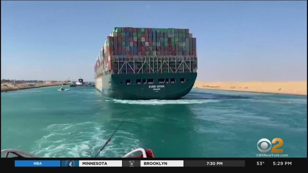 Эвер Гивен контейнеровоз