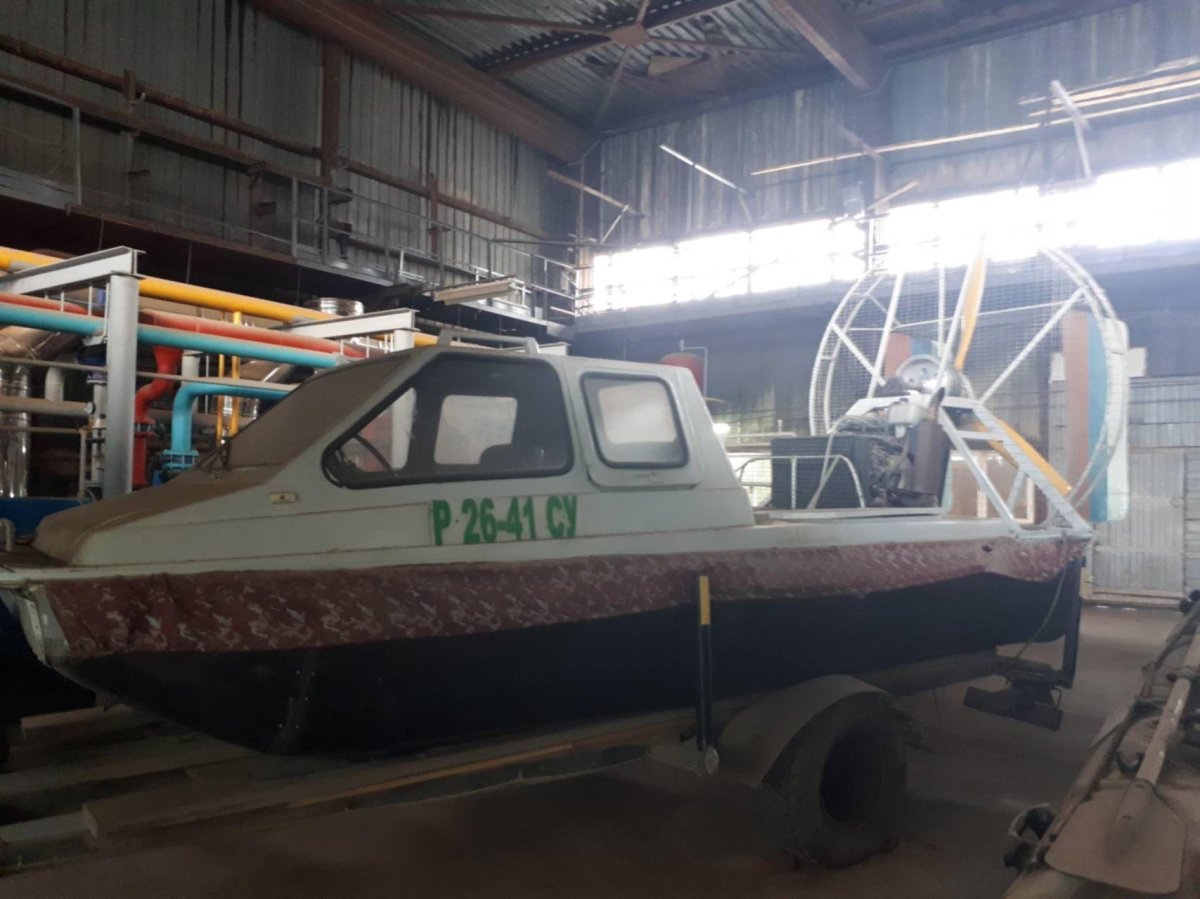 Катер циклон с воздушным винтом