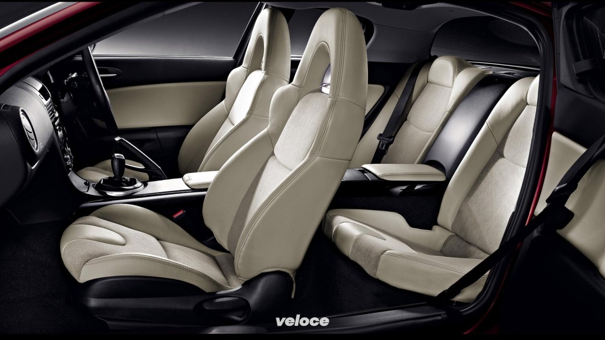 RX 8 Mazda салон белый