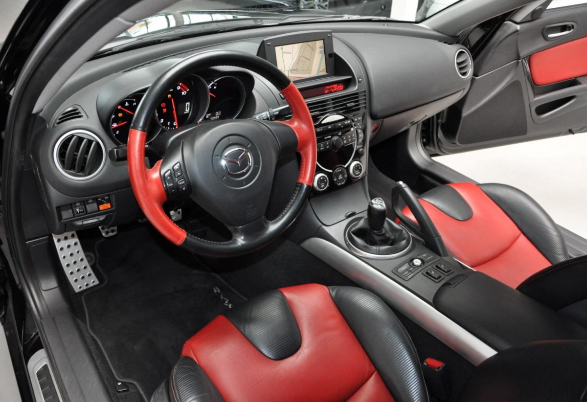 RX 8 Mazda салон белый
