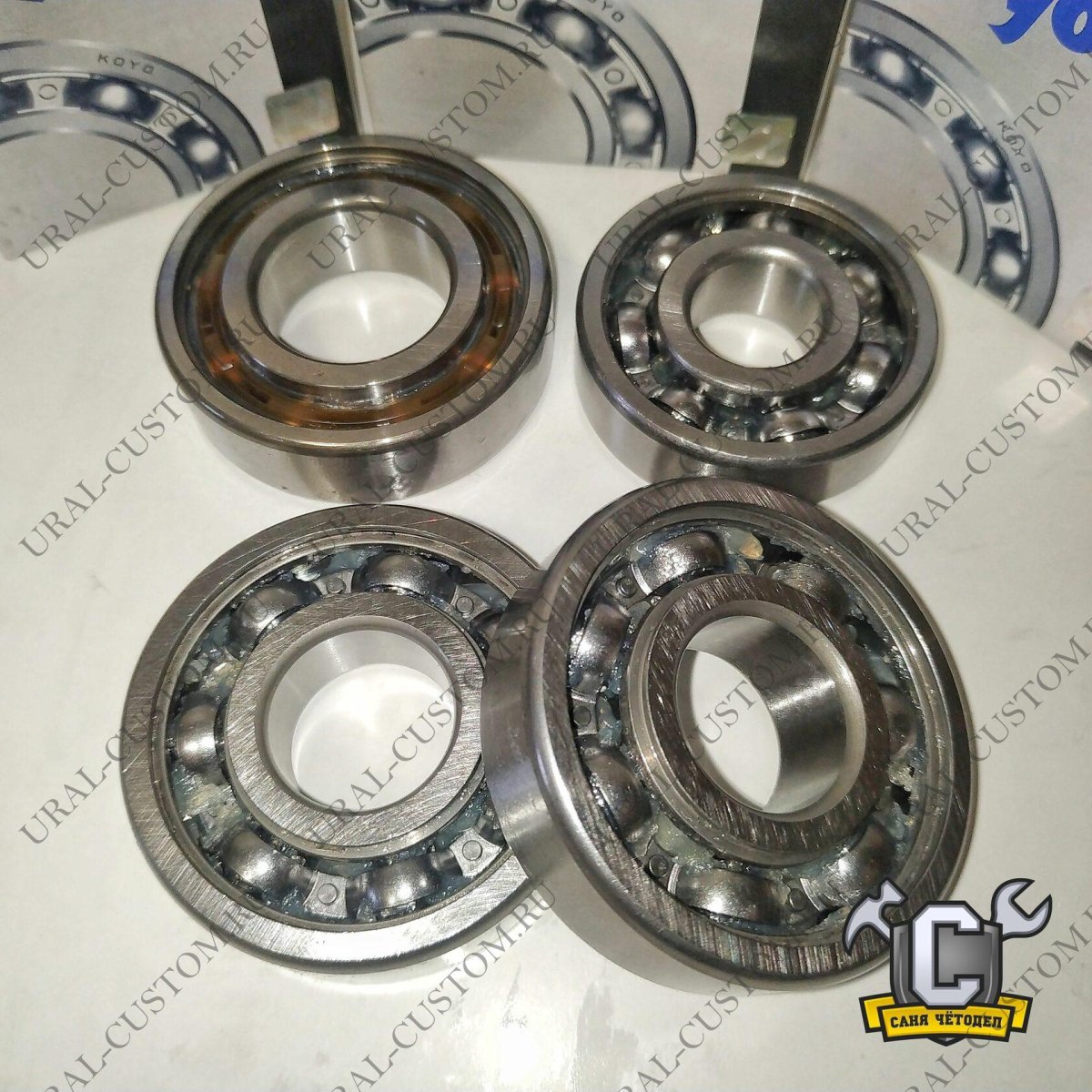 Подшипники КПП мотоцикла Урал