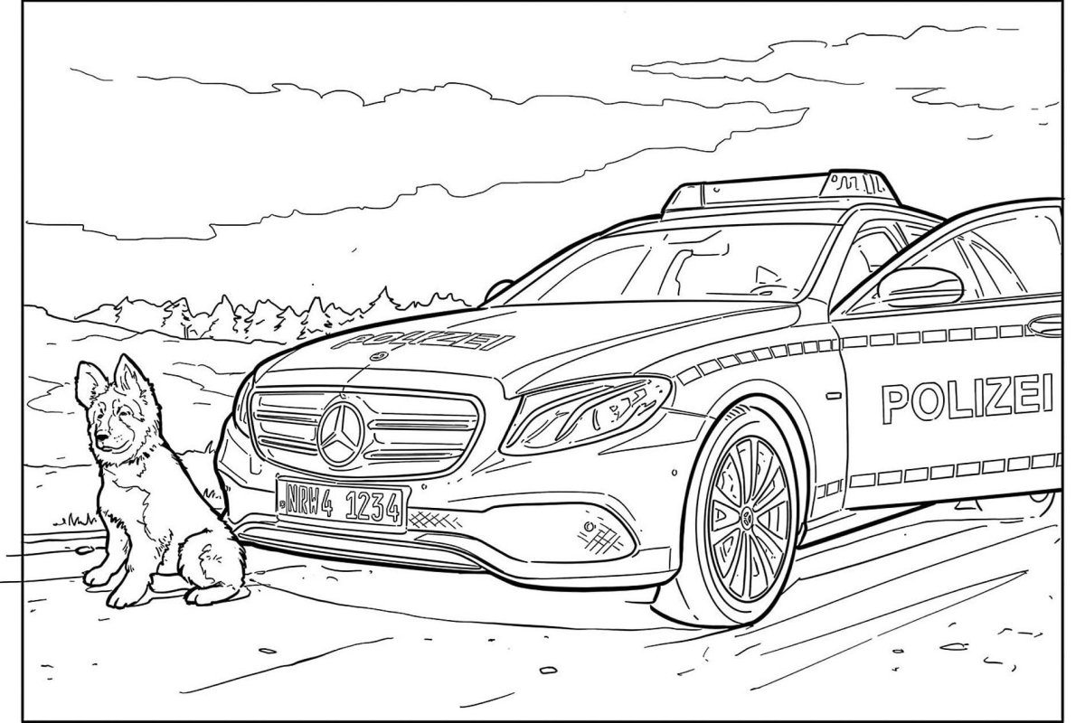 Мерседес раскраска e63s