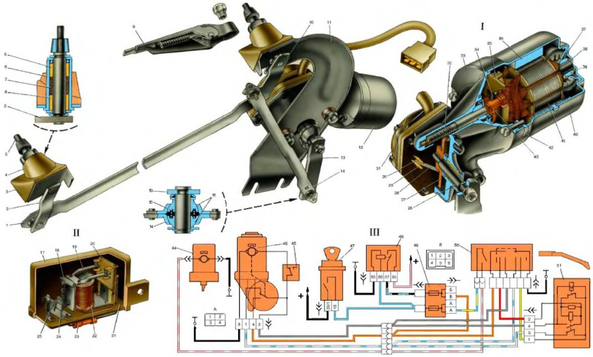 Мотор привода стеклоочистителя Нива 21214