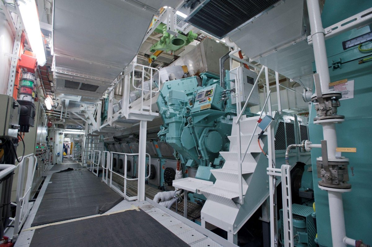 Ship engine Room