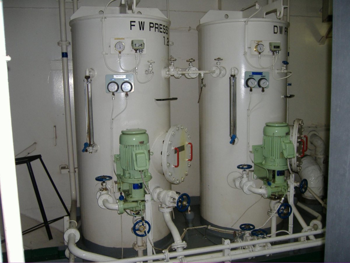 Машинное отделение танкера