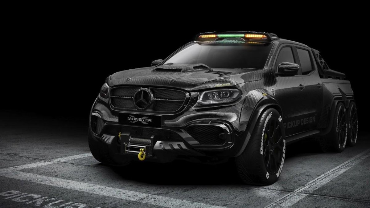 Mercedes x class Pickup Design