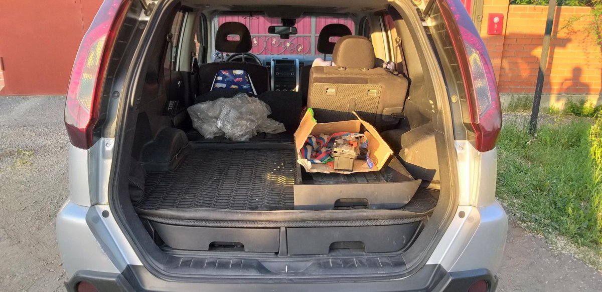 Nissan x-Trail 2008 багажник
