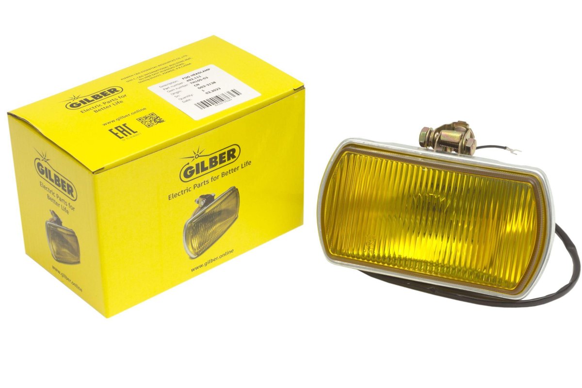 Фара противотуманная тн105-03 желтая