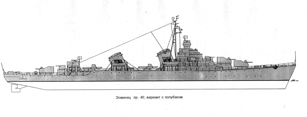 Эсминцы проекта 30 бис чертежи