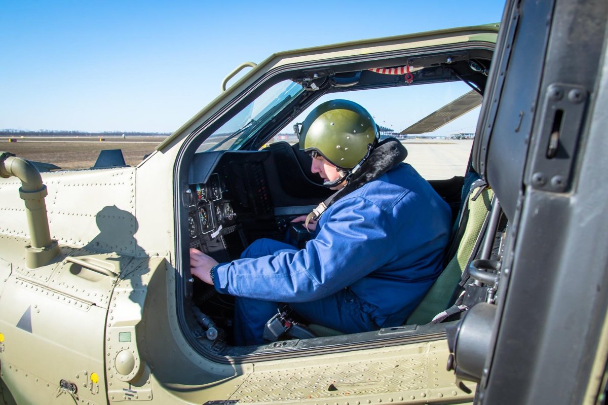 Ми-28 вертолёт кабина