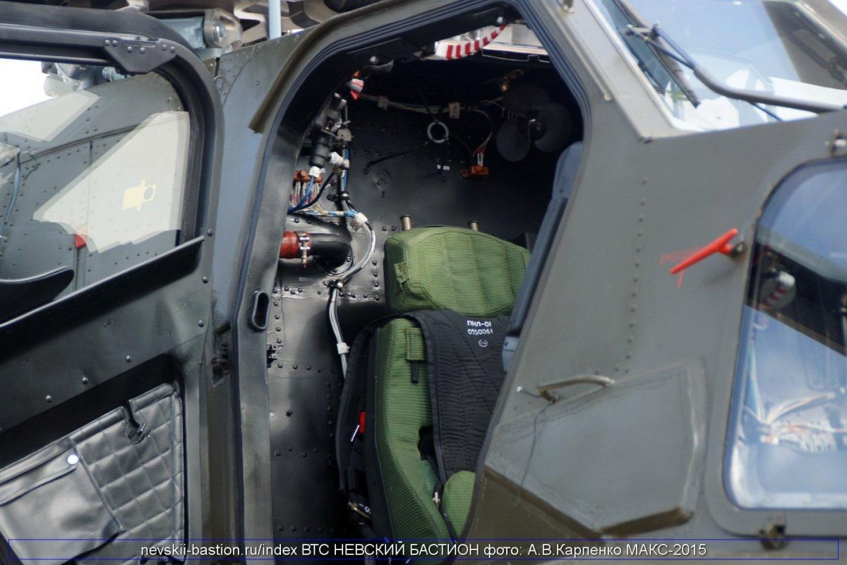 Ми-28н ночной охотник кабина