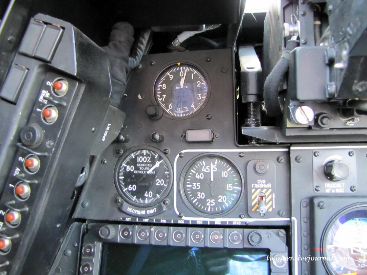 Ми-28н кабина