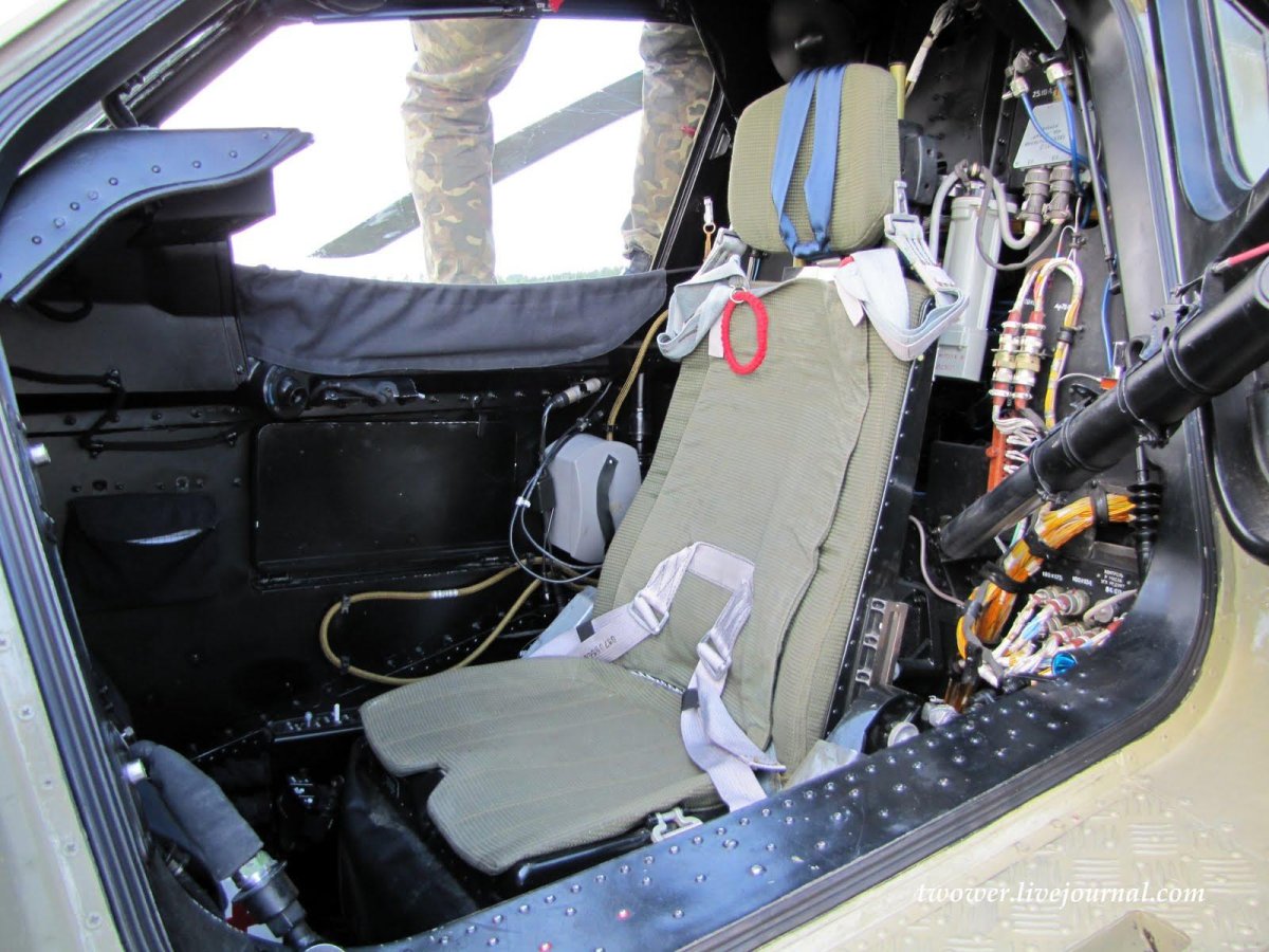 Ми-28 вертолёт кабина