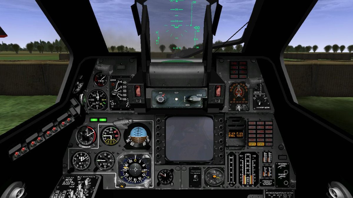 Ми-28 вертолёт кабина