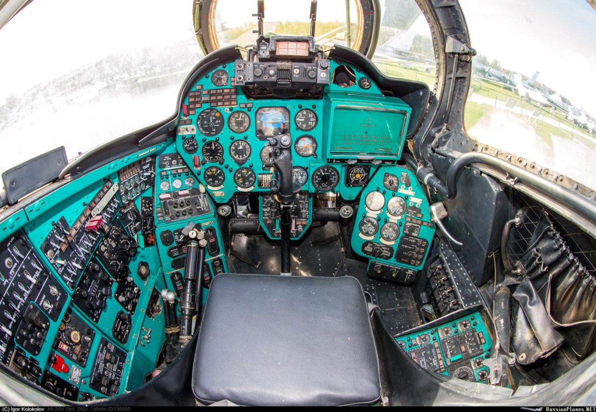 Ми-24п кабина