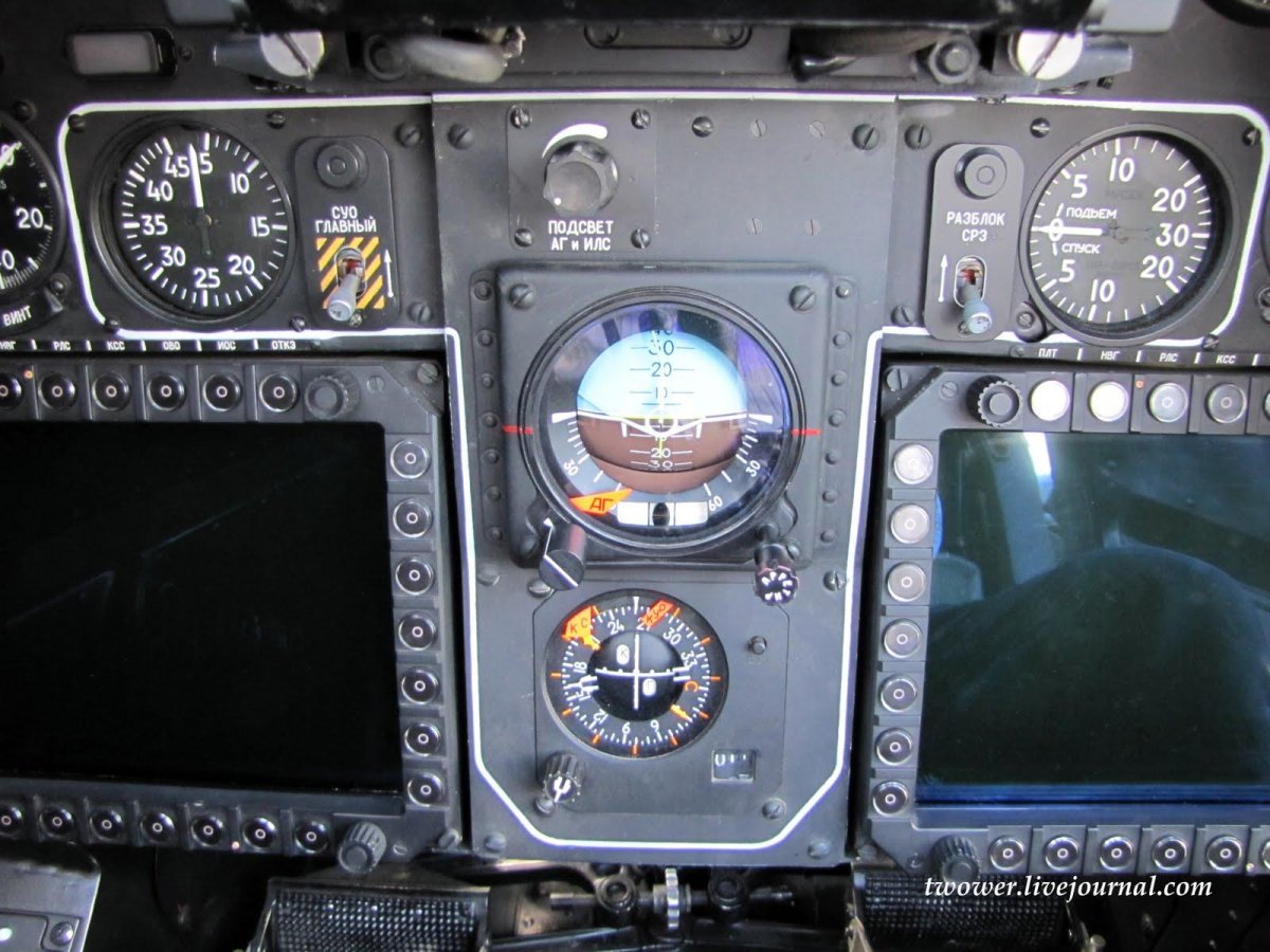 Ми-28 кабина пилота