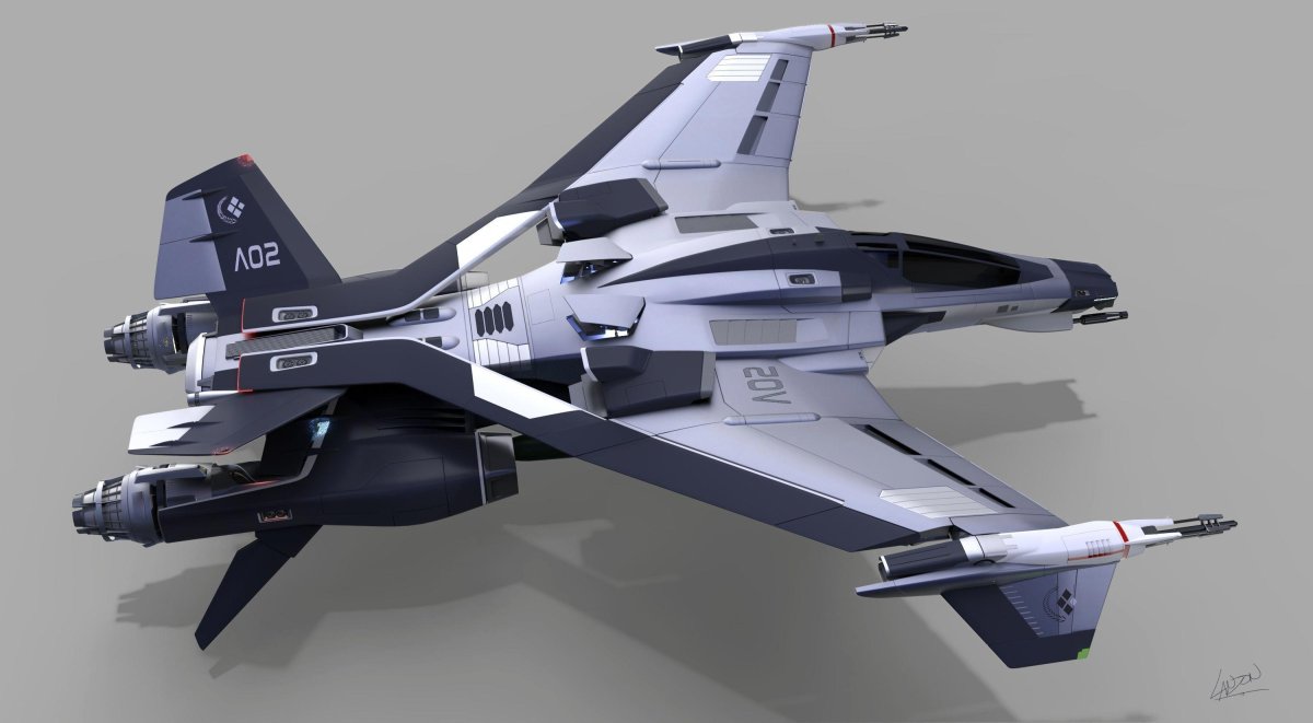 Стелс истребитель Star Citizen