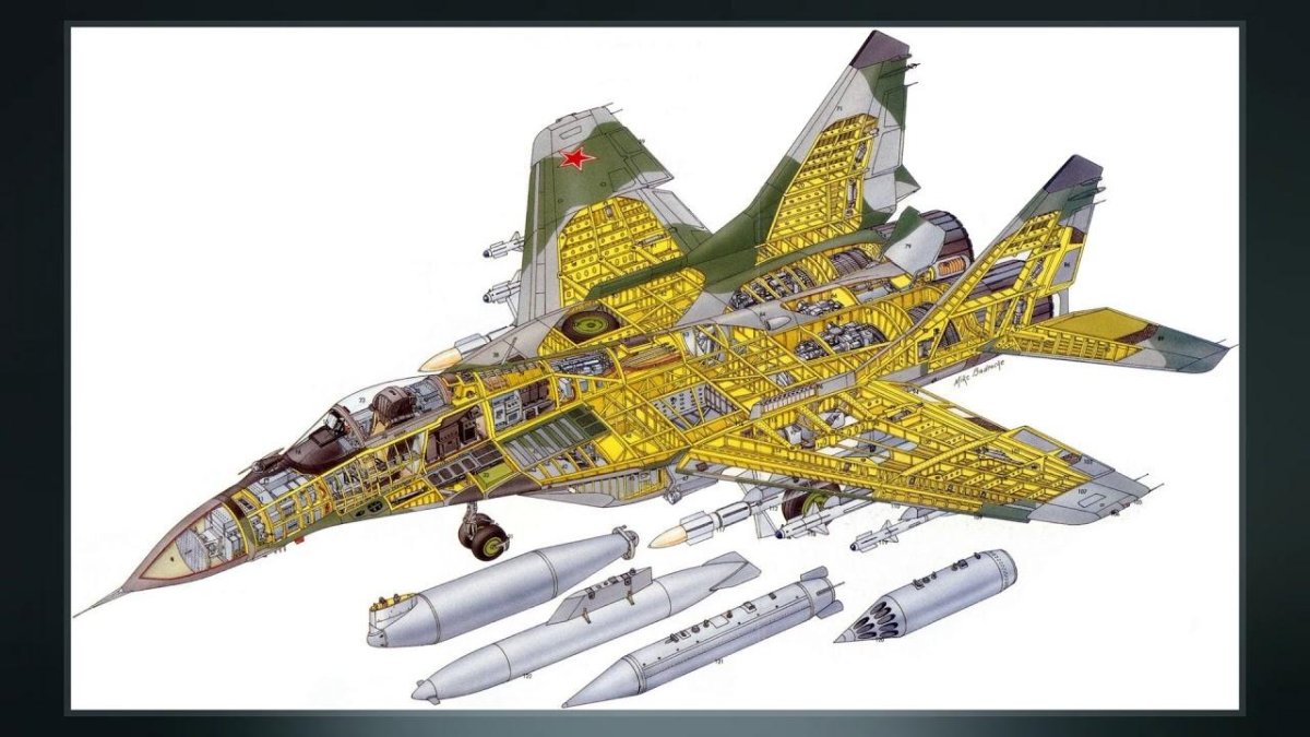 Миг 29 Cutaway