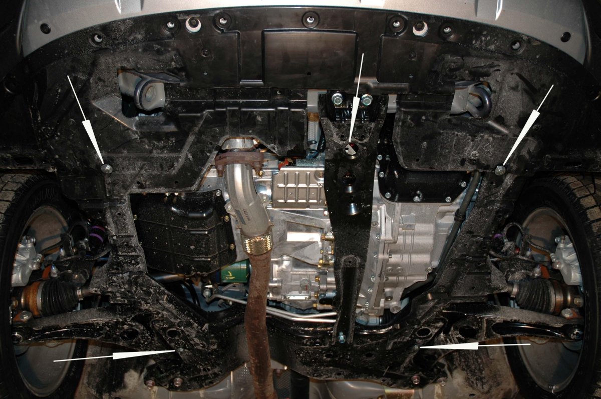 Защита картера Шериф Mitsubishi Outlander 3