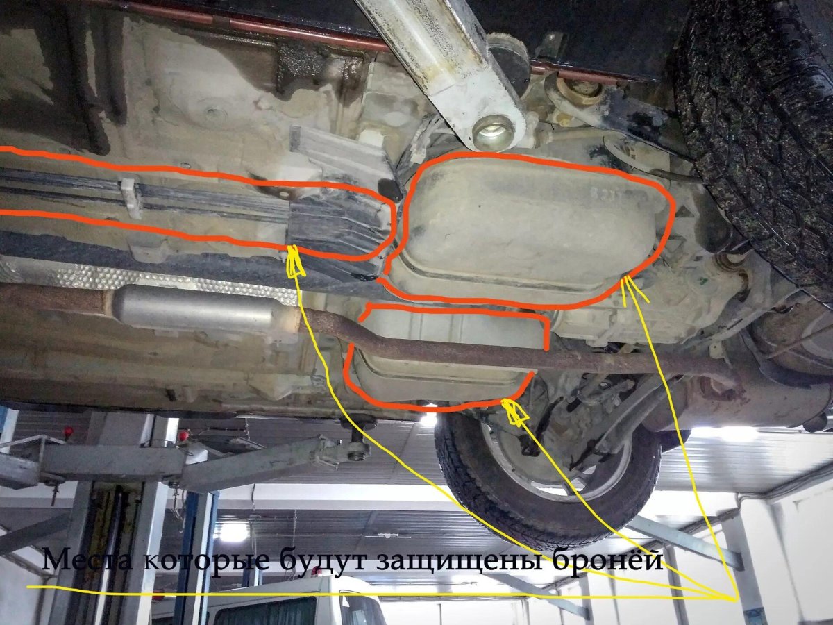 Днище Мицубиси Аутлендер 3