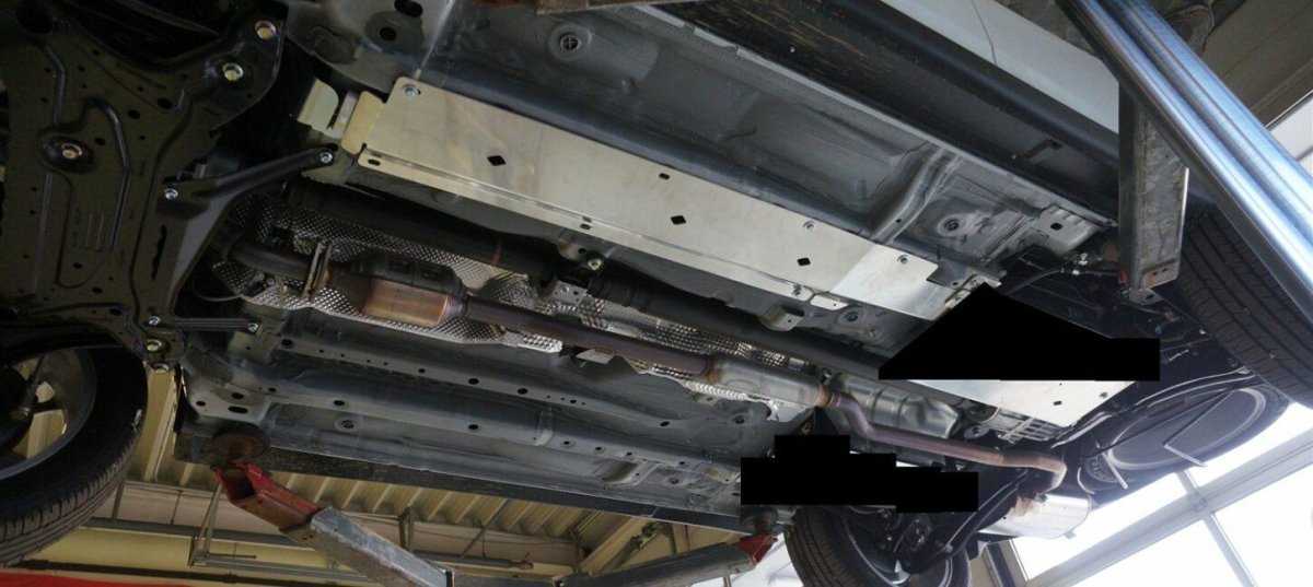 Защита топливных трубок Митсубиси Аутлендер 3