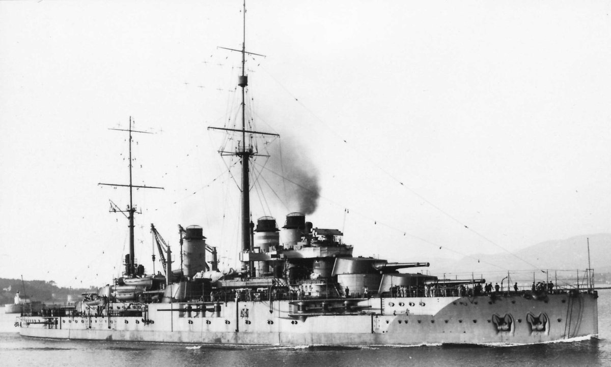 Линейный корабль "Франс". 1914
