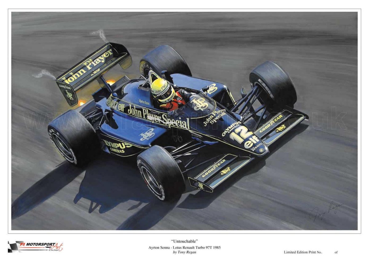 Lotus 97t Айртон Сенна 1985