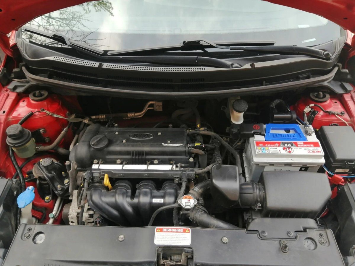 Подкапотка Киа Рио 4