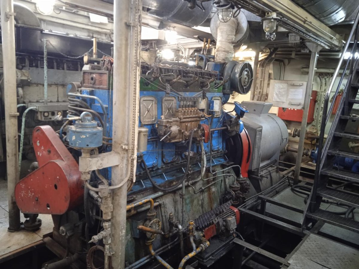 Машинное отделение газовоза