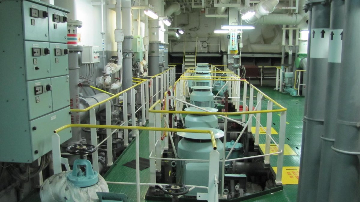 Румпельное отделение на судне