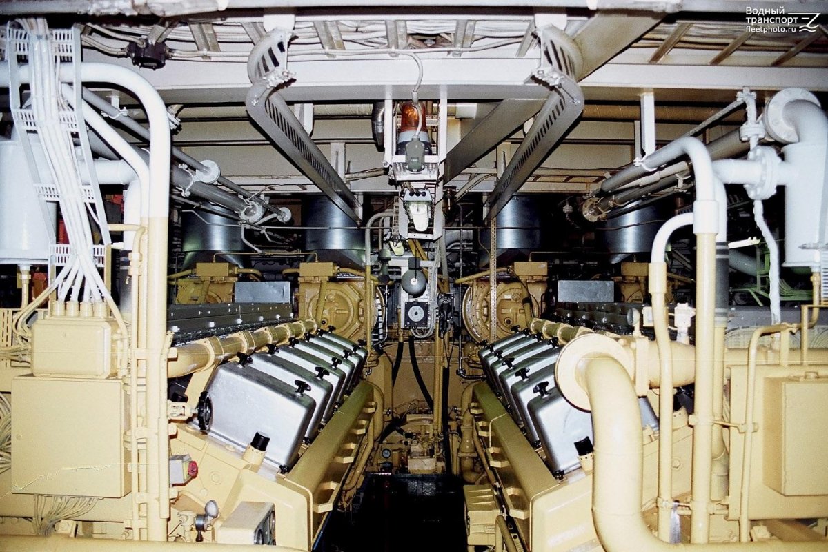 Машинное отделение корабля ВМФ