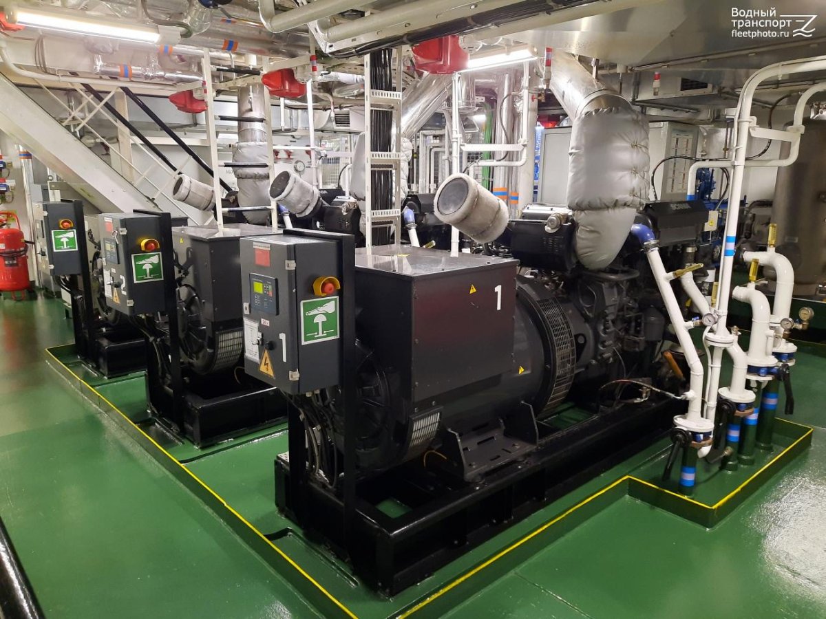 Химовоз машинное отделение