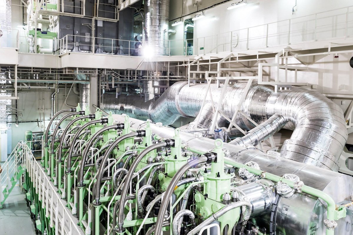 Машинное отделение на судне