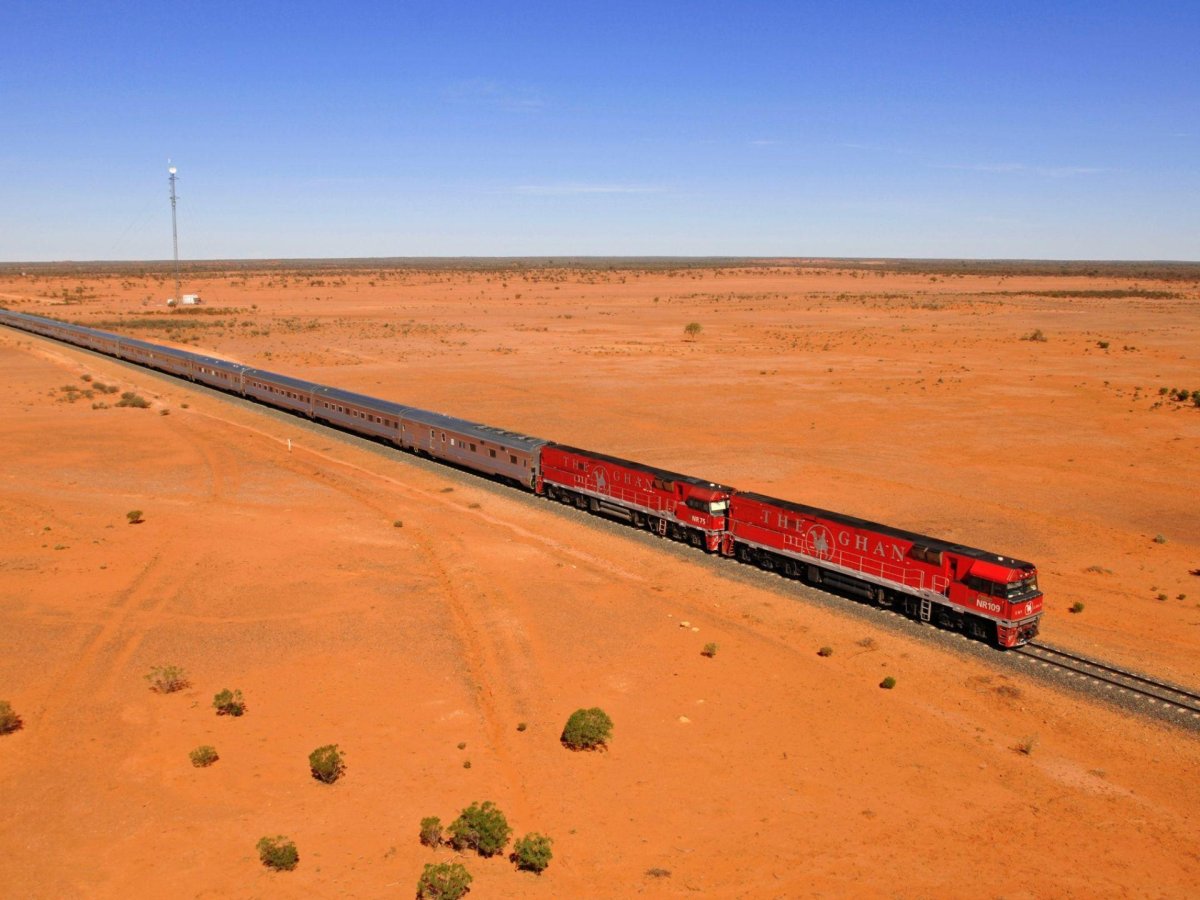Поезд the Ghan Аделаида-Дарвин