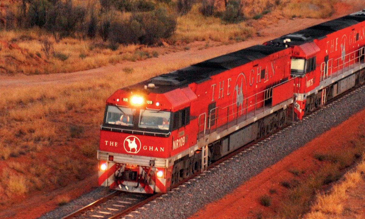 Поезд the Ghan Аделаида-Дарвин