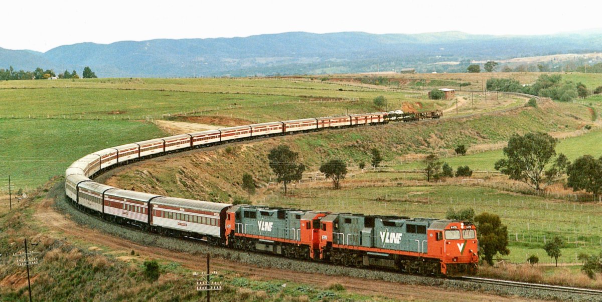 The Overland поезд Австралия