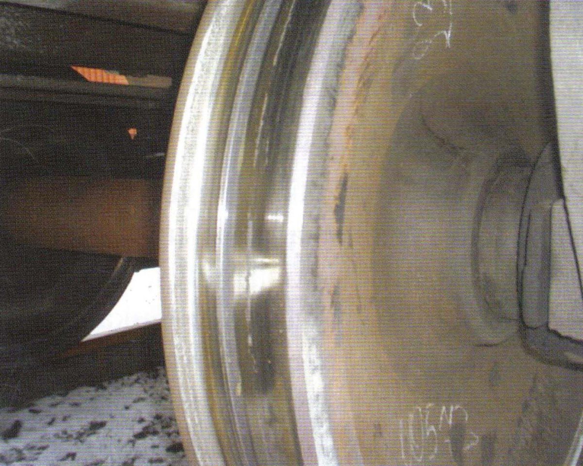 Кольцевая выработка колесной пары