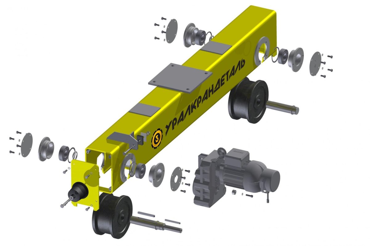 Концевые тележки для опорной кран балки