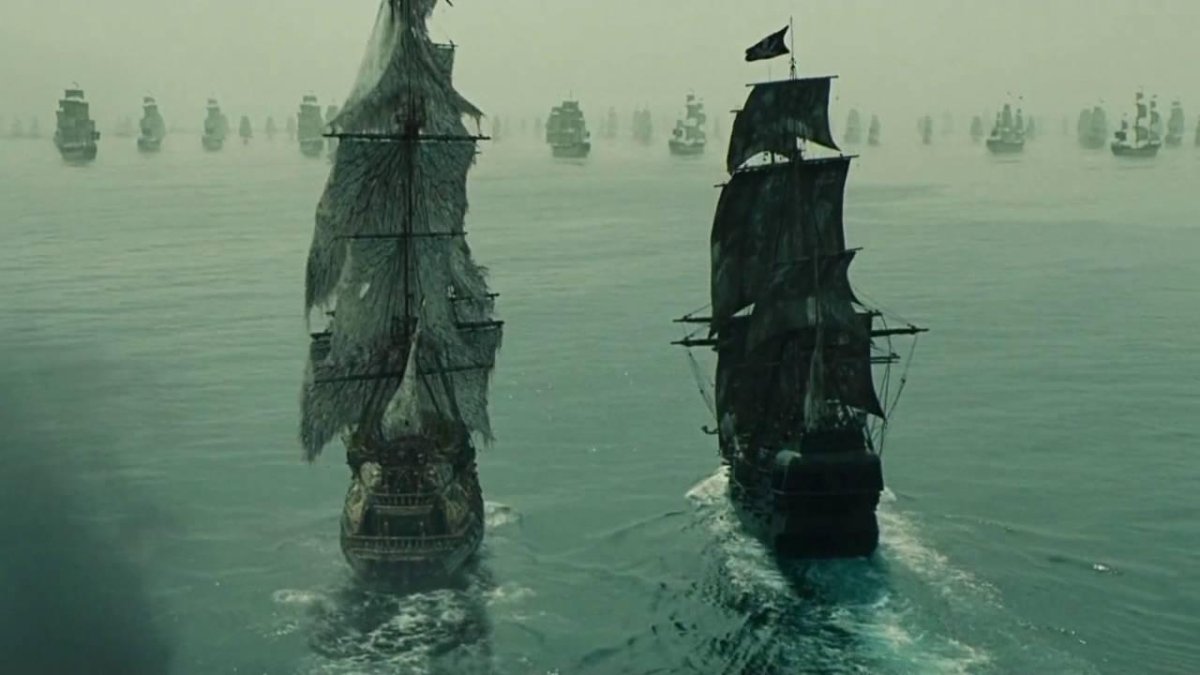 Чёрная Жемчужина корабль призрак